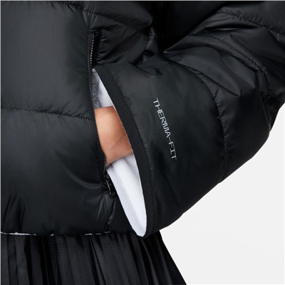 Anorak Sportswear Repel - Therma-FIT - negro y blanco