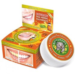 BINTURONG Anis Thai Herbal Toothpaste Круглая зубная паста с анисом