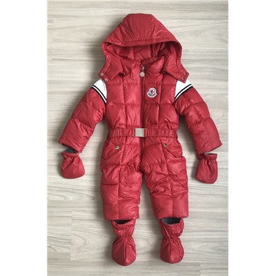 М.1707 Комбинезон Moncler красный (68,74,80,86)