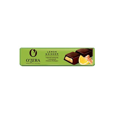 «O'Zera», шоколадный батончик Lemon & Ginger, 50 г