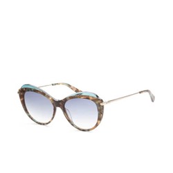 Longchamp Women's Blue Cat-Eye Sunglasses, Longchamp