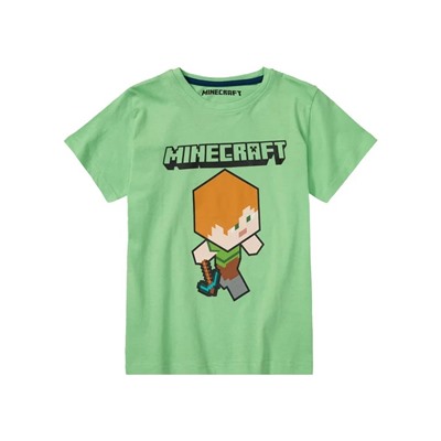 Minecraft Kinder Pyjama, Single-Jersey-Qualität
