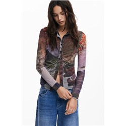 Long-sleeve T-shirt autumn forest