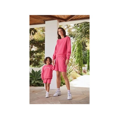 lupilu® Kleinkinder/Kinder Mädchen Sweatshorts, mit Baumwolle