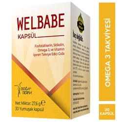 Welbabe 30 Kapsül Omega 3 Takviyesi