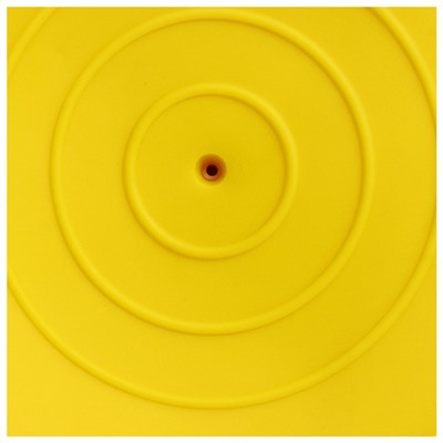 Полусфера массажная ONLYTOP, 16х16х9 см, цвет жёлтый
