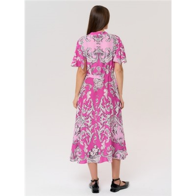 Платье женское 12421-35053 multicolor-pink