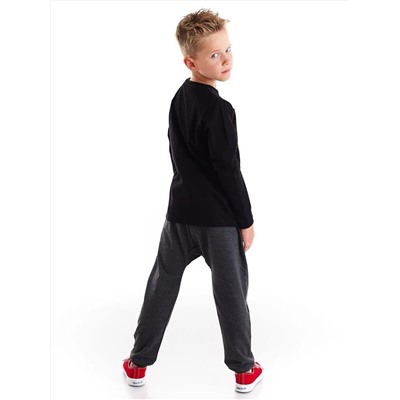 MSHB&G Черный комплект брюк для мальчика-скейтбордиста