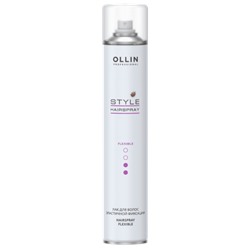 OLLIN STYLE Лак для волос эластичной фиксации 250мл