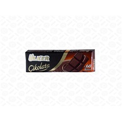Шоколад Ulker черный 60% какао 30 гр 1/12