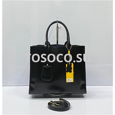 061-3 black сумка Wifeore натуральная кожа 33х28х10