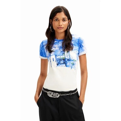 Mediterranean landscape T-shirt