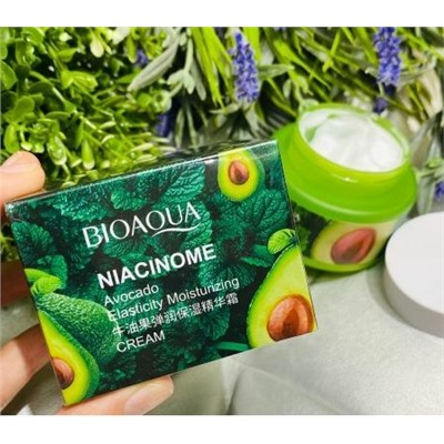 Sale! Bioaqua, Увлажняющий,восстанавливающий крем для лица с экстрактом авокадо, 50 гр.