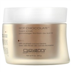 Giovanni, Hot Chocolate, Sugar Scrub with Crushed Cocoa Beans, 9 oz (260 g)