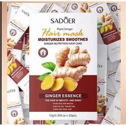 Маска для волос с имбирем Sadoer Ginger Essence Hair Mask 10гр (упаковка 20шт)