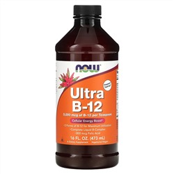 NOW Foods, Ultra B-12, 16 жидких унций (473 мл)