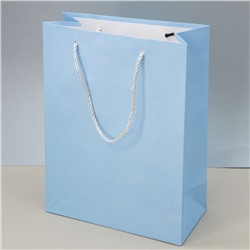 Пакет подарочный (M) "Classic", blue (33*25*12)