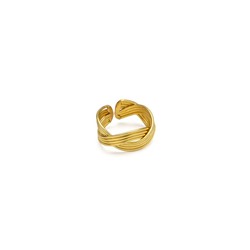 WAVY TWIST RING