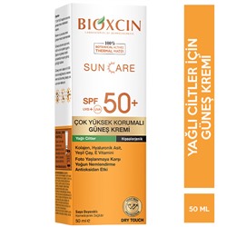 Bioxcin Sun Care Yağlı Ciltler İçin Güneş Kremi Spf 50 50 ML