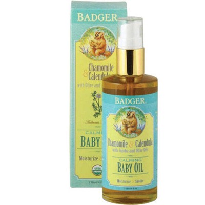 Badger Balm Baby Oil 118 ML Organik Bebek Yağı