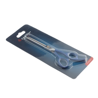 Парикмахерские  ножницы DEWAL COLOR STEP филировочные 28 зубцов 5.5", синие DEWAL MR-ML55AS-BL