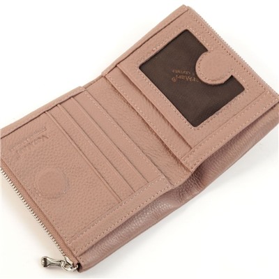 Маленький женский кожаный кошелек на магнитной кнопке VerMari 9949-1806 Д.Пинк