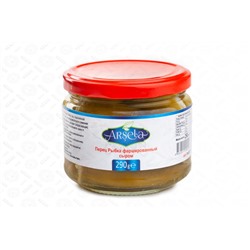 Перец острый желтый "Arsela" фаршированный сыром 290 гр 1/12 (стекло)