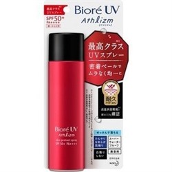 KAO Biore UV Athlizm skin protect spray SPF50 + PA ++++ Солнцезащитный супер водостойкий спрей 90 гр