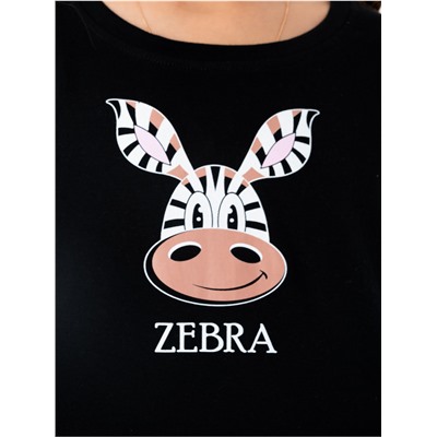 Пижама "Зебра" детская девочка с шортами