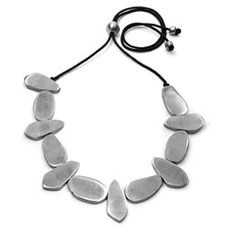 WIRE NECKLACE IRREGULAR SHAPES