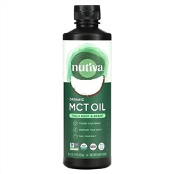 Nutiva, органическое масло MCT, 473 мл (16 жидк. унций)