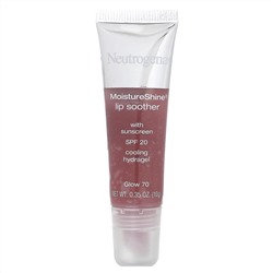 Neutrogena, MoistureShine, пустышка для губ, SPF 20, сияние 70, 10 г (0,35 унции)