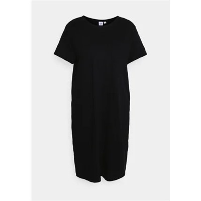 Gap Tall - SOLID TEE DRESS - платье из джерси - черный