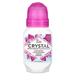 Crystal, минеральный шариковый дезодорант, без запаха, 66 мл (2,25 жидк. унции)