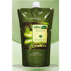 Питательная маска для роста волос с маслом оливы - Bioaqua Olive Hair Mask, 400 гр