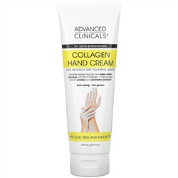 Advanced Clinicals, Collagen Hand Cream,  8 fl oz (237 ml)