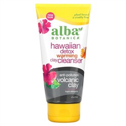 Alba Botanica, Hawaiian Detox, согревающее и очищающее средство с глиной, 177 мл (6 жидк. унций)