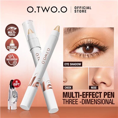 O.TWO.O Универсальный стик для макияжа Multi-purpose Makeup stick With Concealer Eyeshadow Highlighter Pencil  SC058 #04 Glitter