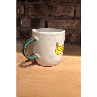 Чашка 400 мл керамическая термостойкая кружка глазурованная чашка с рисунком "Летняя сказка" Nothing Shop #302856