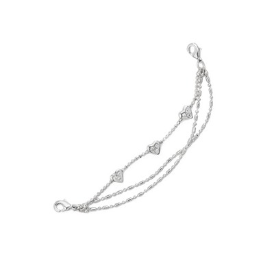 Браслет ELEGANZZA BRSN-022 silver/white rhodium