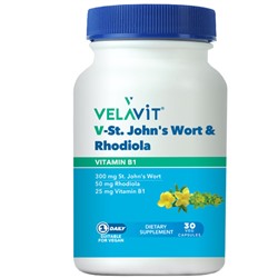 Velavit V St Johns Worth Rhodiola 30 Tablet