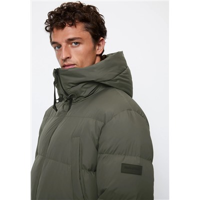 Marc O'Polo - PUFFER HERO HOOD WELT AND BLLOW PARKETS - пуховик - темно-коричневый