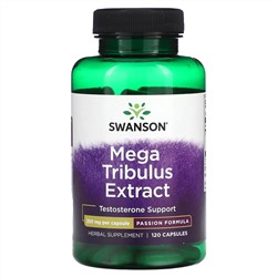 Swanson, Экстракт Mega Tribulus, 250 мг, 120 капсул