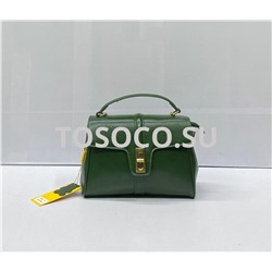 062-3 green сумка Wifeore натуральная кожа 17х23х7