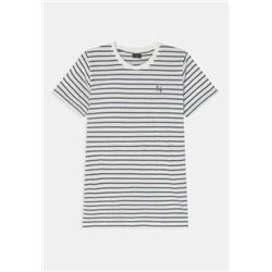 Bruuns Bazaar - KARL OSKAR - футболка с принтом - белый