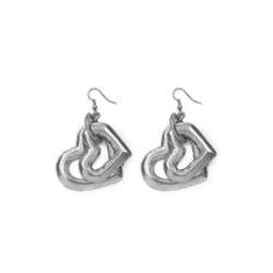 2 HEARTS EARRINGS