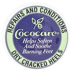 Cococare, средство для восстановления и кондиционирования сухих и потрескавшихся пяток, 11 г (0,5 унции)
