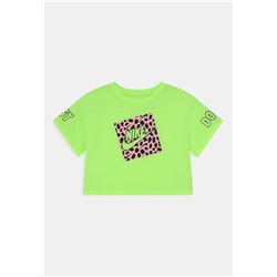 N*ike Sportswear — ФУТБОЛКА BOXY GRAPHIC — футболка с принтом — зеленая