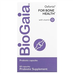 BioGaia, Osfortis с витамином D, 60 капсул