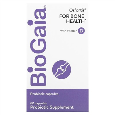 BioGaia, Osfortis с витамином D, 60 капсул